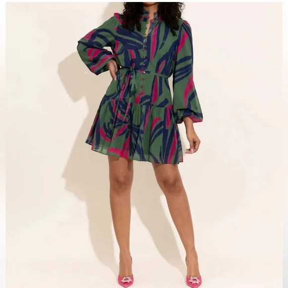 Alden Adair “Adele” dress in Ribbon, sz S - Picture 1 of 3